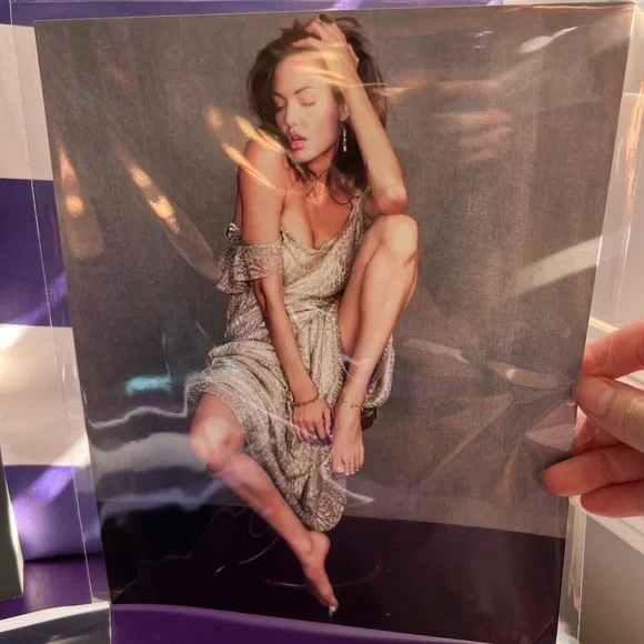 Angelina Jolie Autographed 8x10 w/ C.O.A. another 8x10 photo unsigned and book